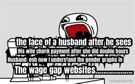 The Face Of A Husband After He Sees His Wife Check Payment A Meme
