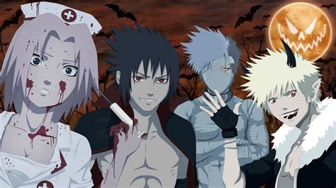 Halloween Kakashi Hatake Naruto Uzumaki Sakura Haruno