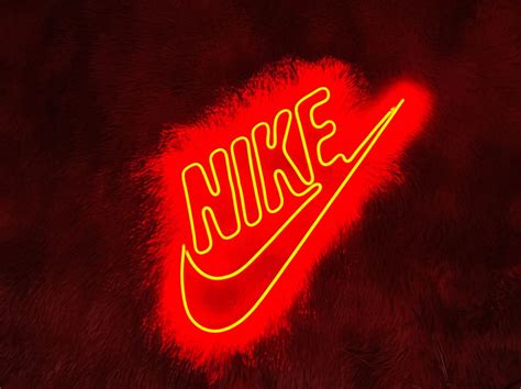 Nike Neon Sign Dripping Nike Nike Logo Led Sign Nike Led Etsy