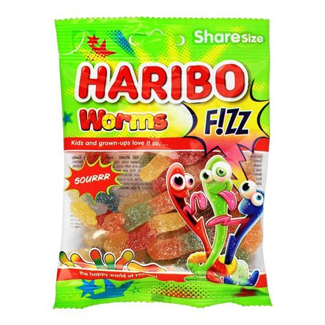 Haribo Fizz Worms Jelly 80gm Jalal Sons Lahore