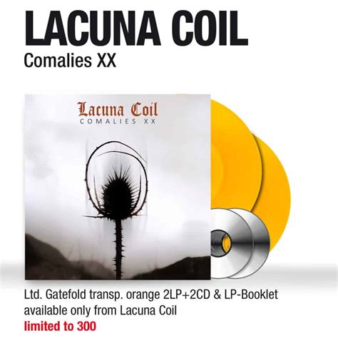 Lacuna Coil Comalies Xx Ltd Gatefold Yellow 2lp2cd And Lp Booklet