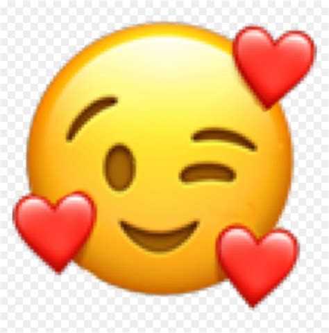 Emoji Wink Hearts Emojis De Corazones Rotos Hd Png Download Vhv