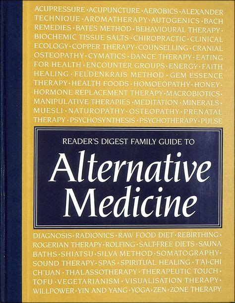 Reader's Digest Family Guide To Alternative Medicine by Reader's Digest ...