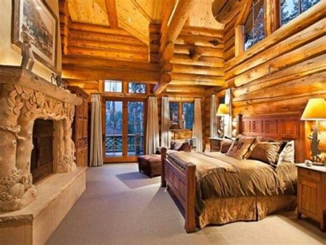 4 bedroom log cabin homes. Log cabin bedroom style | Log home bedroom, Log cabin ...