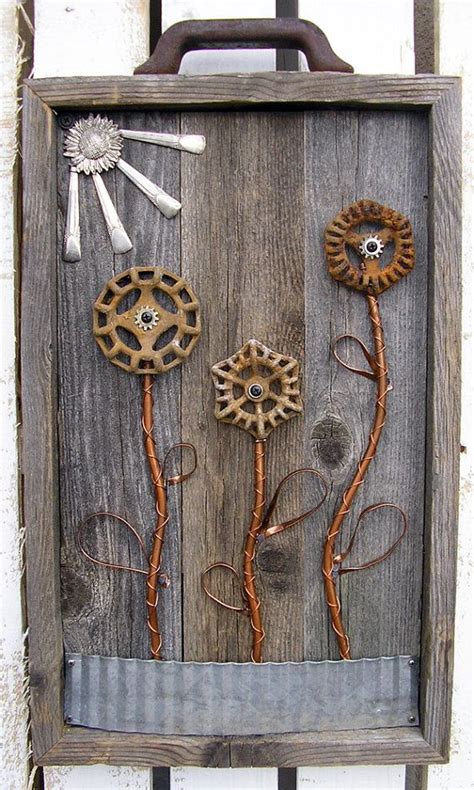 We have planter boxes and even hanging planters in an. Water Faucet Handle Flower Wall Hanging Large by ...