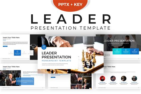 Leader Powerpoint Template Presentation Templates ~ Creative Market