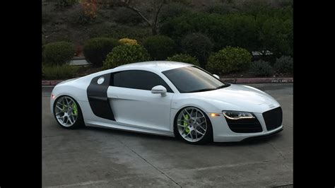 Docs Bagged Audi R8 With Air Ride Suspension Dyno At 610bhp Youtube
