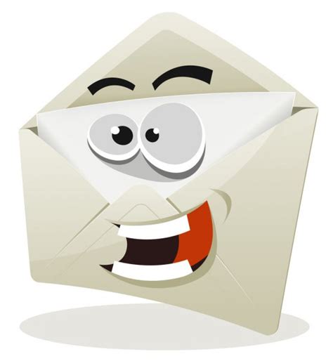 Cartoon Happy Email Character Stock Vector Image By ©benchyb 19212755