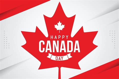 Happy Canada Day Celebration Banner Template Vector Art At Vecteezy