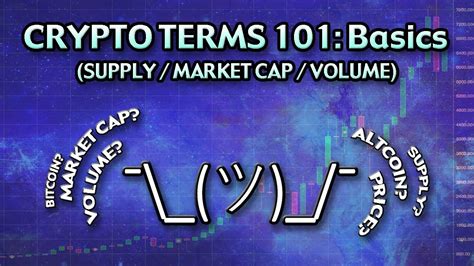 Market capitalisation is an indicator that measures and keeps track of the market value of a cryptocurrency. Crypto Terms 101: Basics (Volume , Market Cap , Supply ...