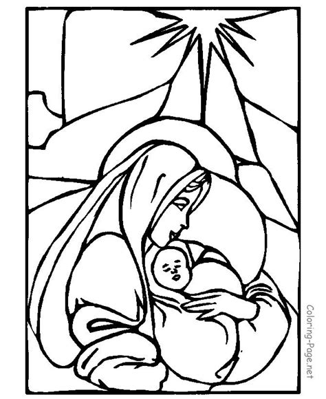 Baby Jesus Christmas Coloring Pages At Free
