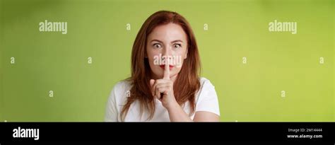 Hush Not Say That Worried Shocked Redhead Middle Aged Wife Demand Keep