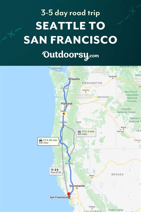 Seattle To San Francisco Road Trip Outdoorsy San Francisco Road