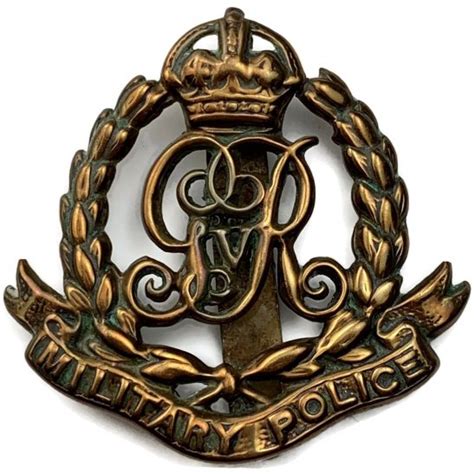 Ww1 Royal Military Police Corps Rmp Cap Badge George V