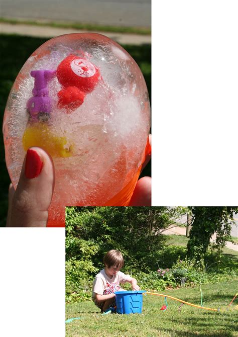 Happy Words And Things Saw And Tried Frozen Water Balloons