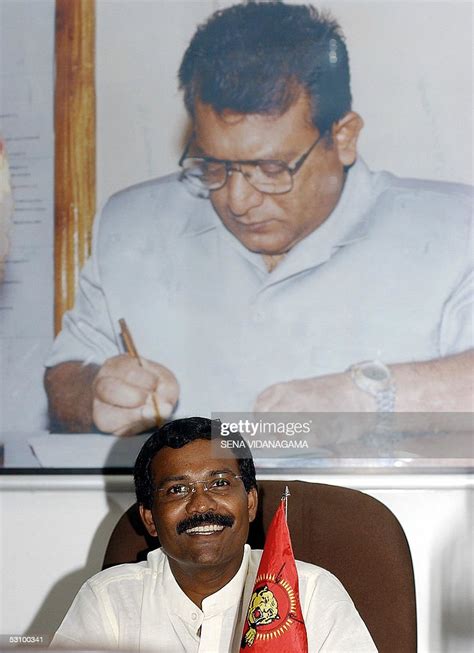 Sri Lankan Political Wing Leader Of The Rebel Liberation Tigers Of