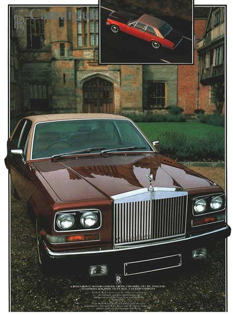 1996 Rolls Royce Brochure