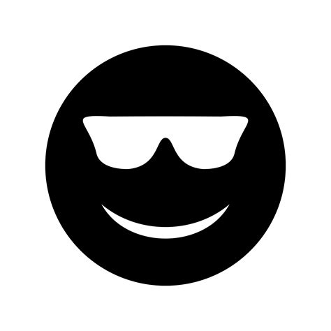 Cool Emoji Vector Icon 367097 Vector Art At Vecteezy