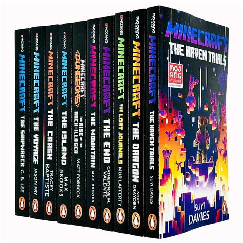 An Official Minecraft Novels 10 Books Collection Set The Shipwreck