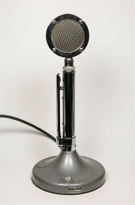 Vintage Astatic Model D 104 Desktop Microphone Wmodel G Stand Ham