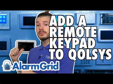 Once the powerg smoke detector has been acknowledged by the system, you will be able to configure its programming settings. Adding a Remote Keypad to the Qolsys IQ Panel 2 - Alarm Grid