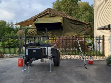 Diy M416 Trailer Rack Trailer Camping Trailer Roof Top Tent