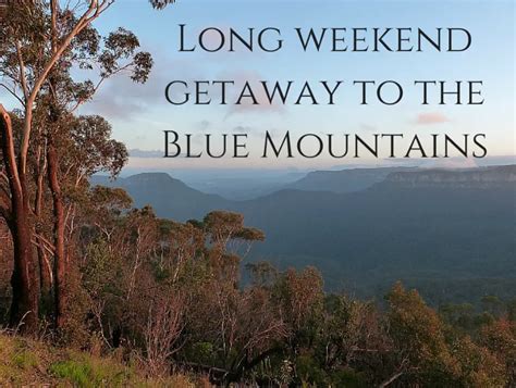 Autumn Weekend Getaway To The Blue Mountains Of Australia