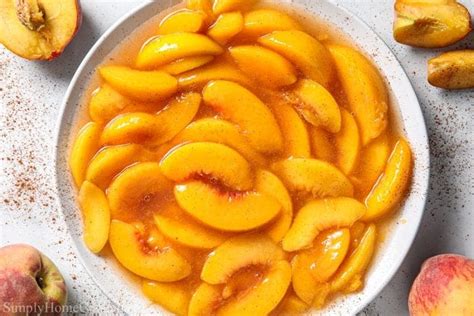 Peach Pie Filling - Simply Home Cooked
