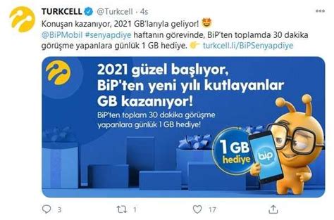 Turkcell Bedava Nternet Kampanyalar Yeni Turkcell