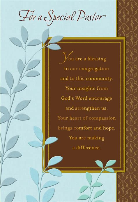 Youre A Blessing Pastor Anniversary Card Greeting Cards Hallmark