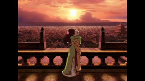 Aang And Kataras Final Kiss Avatar The Last Airbender 2005 Youtube