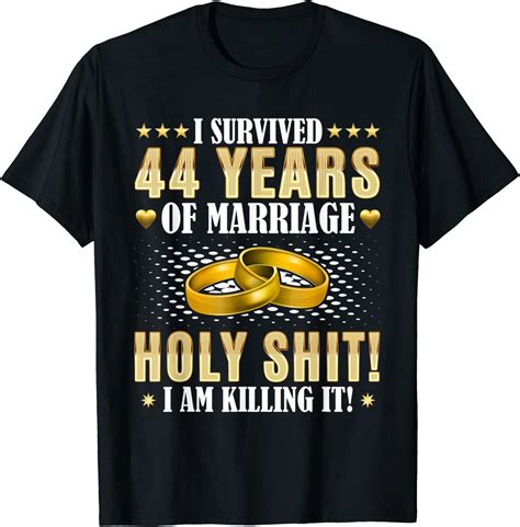 44th Wedding Anniversary Ts 44 Years Of Marriage T