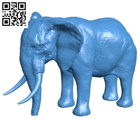 African Elephant B004577 File Stl Free Download 3d Model For Cnc And 3d