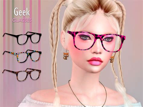 Geek Glasses By Suzue At Tsr Sims 4 Updates