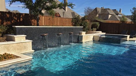 Dallas Plano Pool Fountains Custom Water Features Gallery