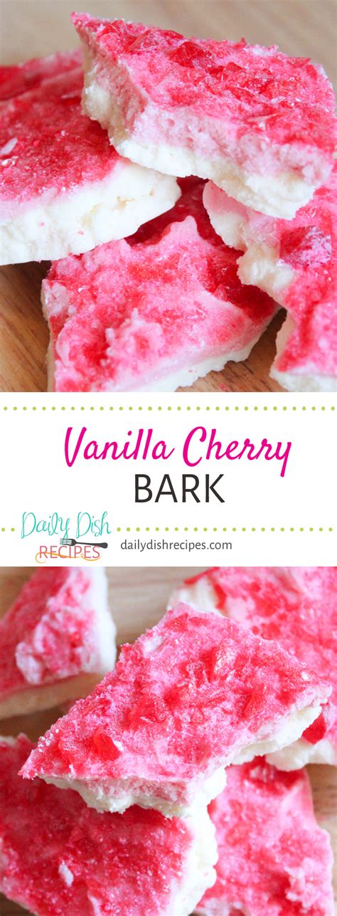 Vanilla Cherry Bark A Fun Valentines Day Candy Treat