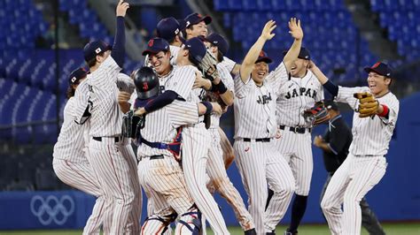 Japan Beat Usa To Win First Olympic Baseball Gold Medal