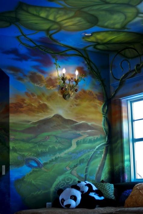 Apply these stickers to walls, furniture, or any other flat surface to give your child's bedroom a theme in an instant! neverland | Playroom mural, Mural, Neverland nursery