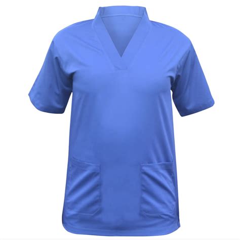 Medical Scrubs Top 100 Cotton Hospital Uniform Tops Women Men Tunic