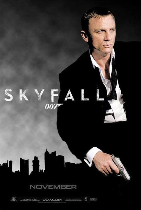 Skyfall Theatrical Poster By Danielcraig On Deviantart Bond Movies
