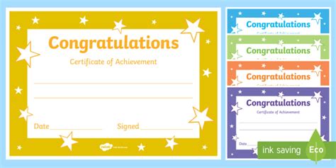 Last active 5 years ago. Printable Congratulations Certificate Template
