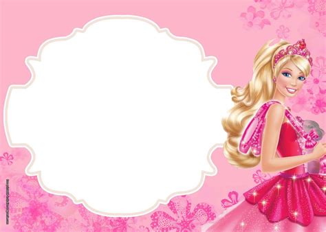 Free Printable Barbie Invitation Templates Bagvania Barbie