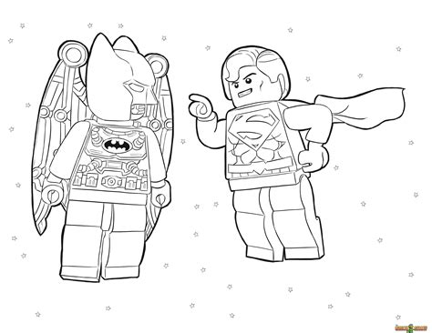 21 Green Lantern Coloring Pages Lego