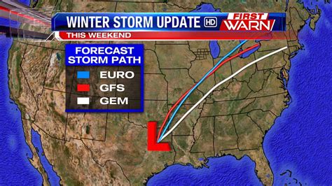 First Warn Weather Team Latest Look At Weekends Winter Storm