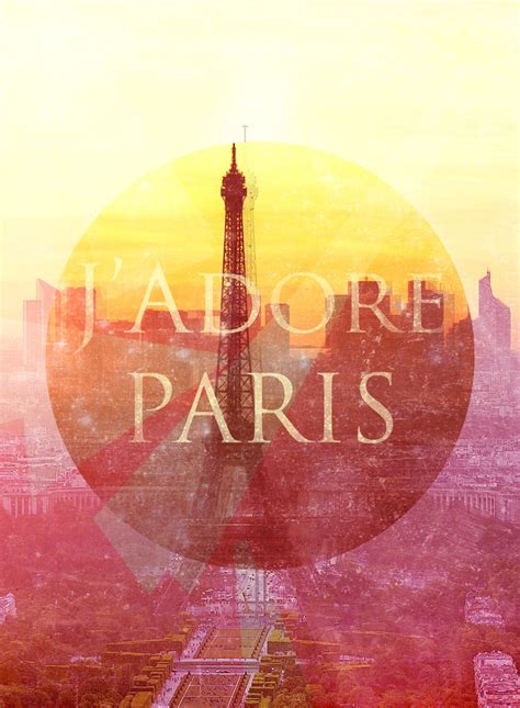 Jadore Paris Is A Poster I Created Following An Online Tutorial