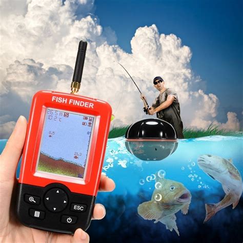 Portable Fish Finder Wireless Sonar Sensor Echo Sounder Fishfinder For