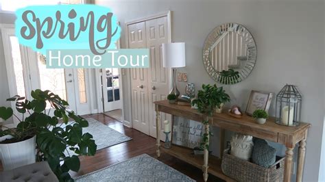 Add this soothing pastel color to your home with decorative accessories, as a wall color or even on your kitchen cabinets. Spring Home Tour 2019 | Spring Home Decor | Easter Decor ...