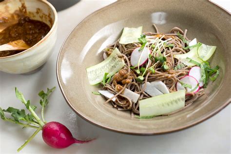 Buckwheat Noodles With Ginger And Miso Recipe Nyt Cooking