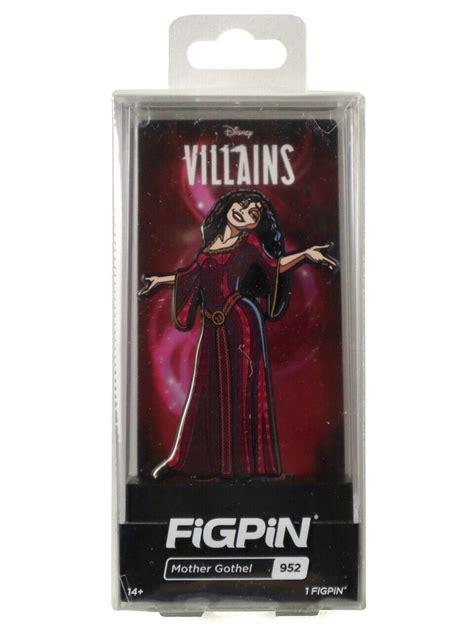 Figpin Disney Villains Mother Gothel Enamel Pin 952 Tangled Brand New