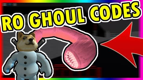 These are all the active codes for ro ghoul: NEW RO GHOUL CODES 2019 (Roblox Ro Ghoul) - YouTube